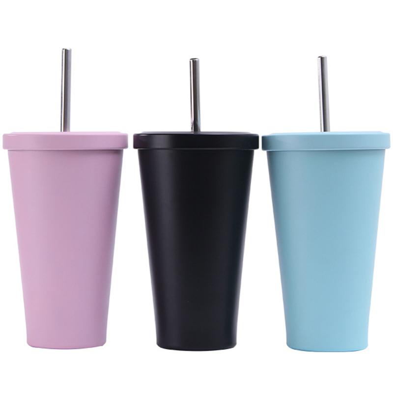 

Thermal Insulation Straw Cup Creative and Custom-Made Horse-Dragon-Color Water Cup Hot and Cold Drinking Cups Coffee Mug
