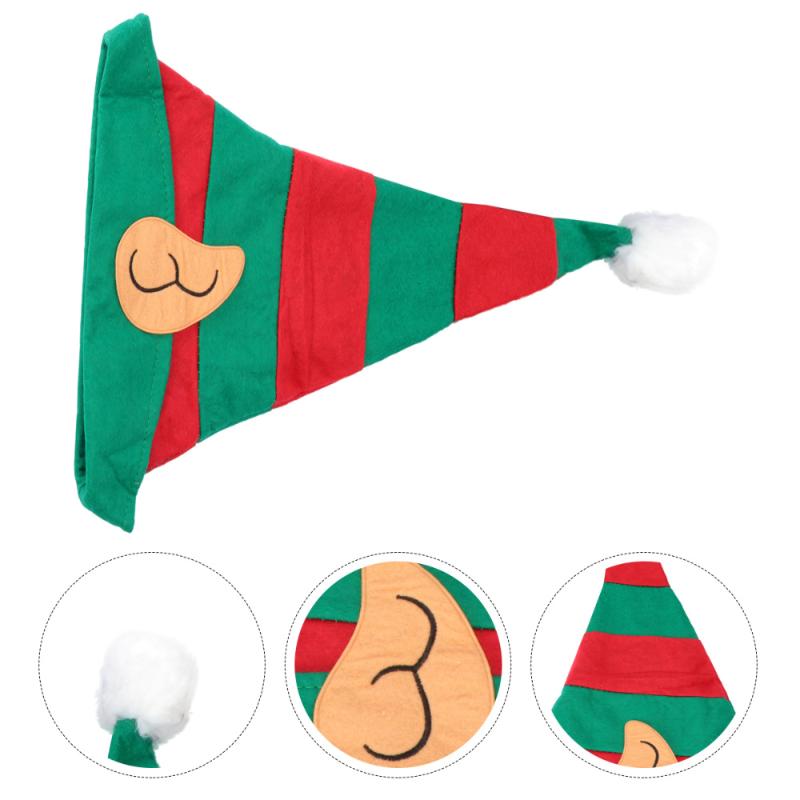 

1pc Xmas Headdress Elf Dress Up Hat Party Hat for Party Xmas Children Cosplay