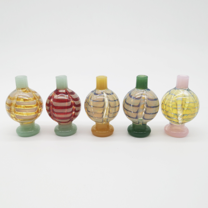 DPGCC017 Colored ball glass cap for fitting smoking quartz nail-image-754844987