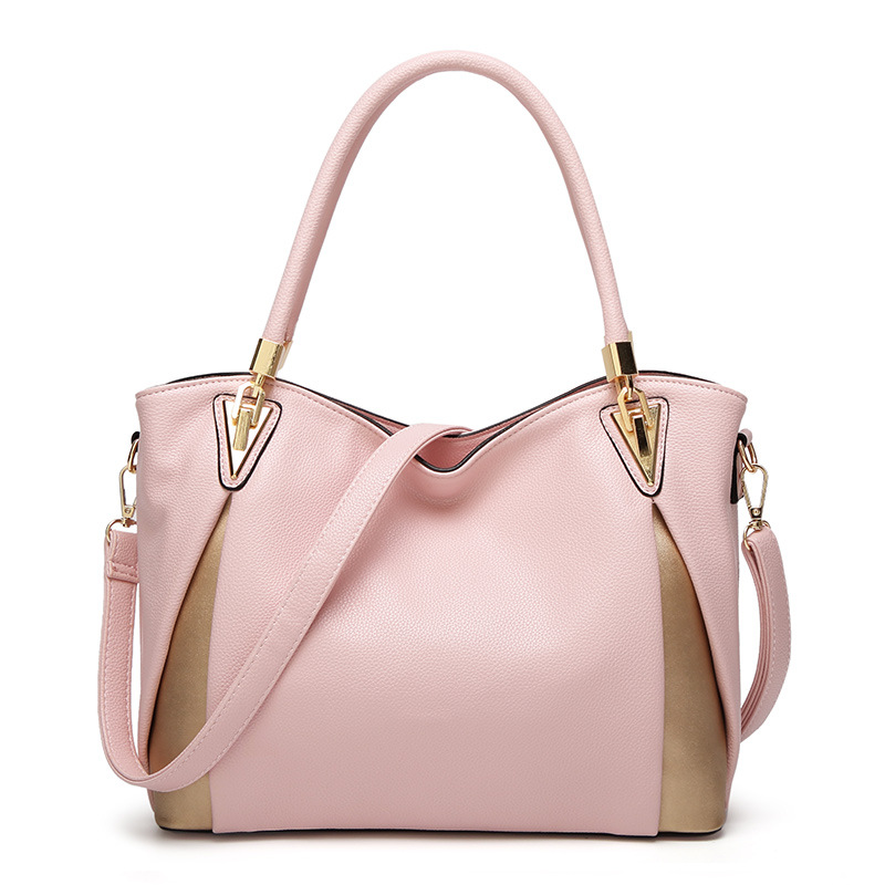 

HBP 2021 new European style autumn winter trend metal contrast handbag SWY-865, Pink