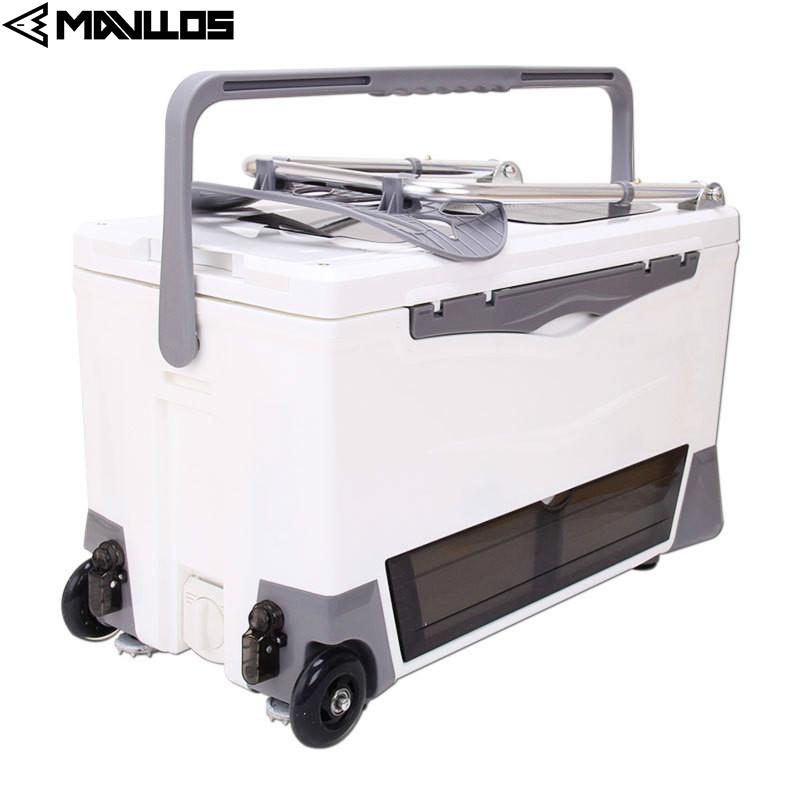 

Mavllos 42L Fishing Tackle Multifunctional Fishing Box Lures Set Storage Case 2 Model Multifunction Boxes Large Capacity