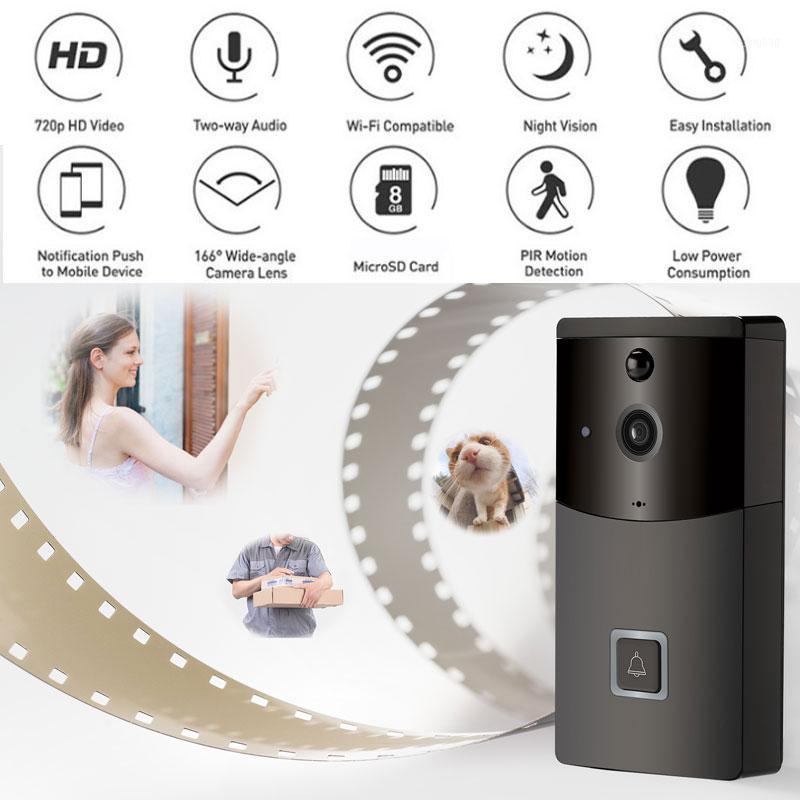 

video doorbell wifi PIR Alarm Night vision Smart Home IP Camera Home Security Monitoring1