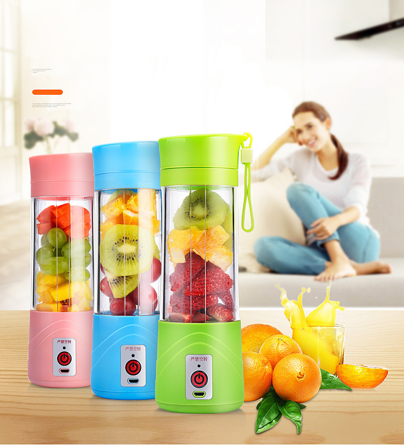 

380ml personal blender portable mini USB juicer cup kitchen electric design bottle fruit juice vegetable tool