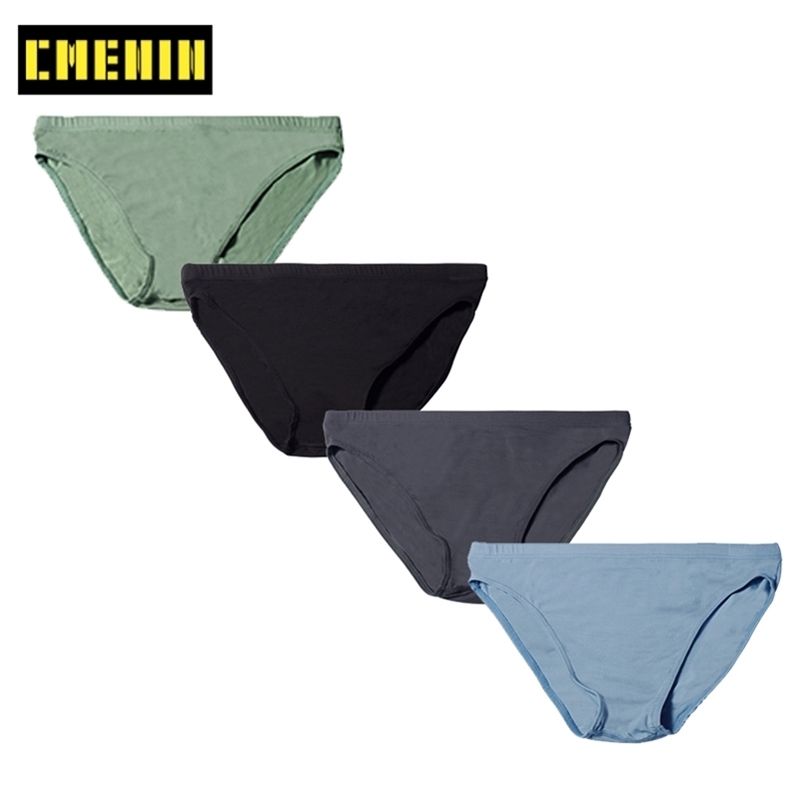 

4Pcs/lot New Brand Modal Sexy Gay Men Underwear Bikini Men Briefs Solid Breathable Mens Briefs Underwear Shorts Men's Underwear 201112, (4)ad315-pbgl