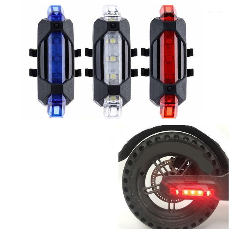 

Bicycle Bike Lights LED USB Rechargeable Waterproof Rear TailLight Portable Flash Light Cycling Light Safety Warning1
