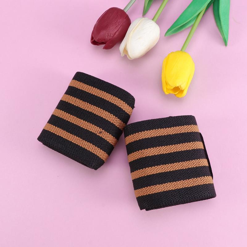 

Pack of 2 Sports Use Stretchable Weightlifting Wrist Sweat Band Support Wristband Sweatband for Weightlifting Exercise, Orange