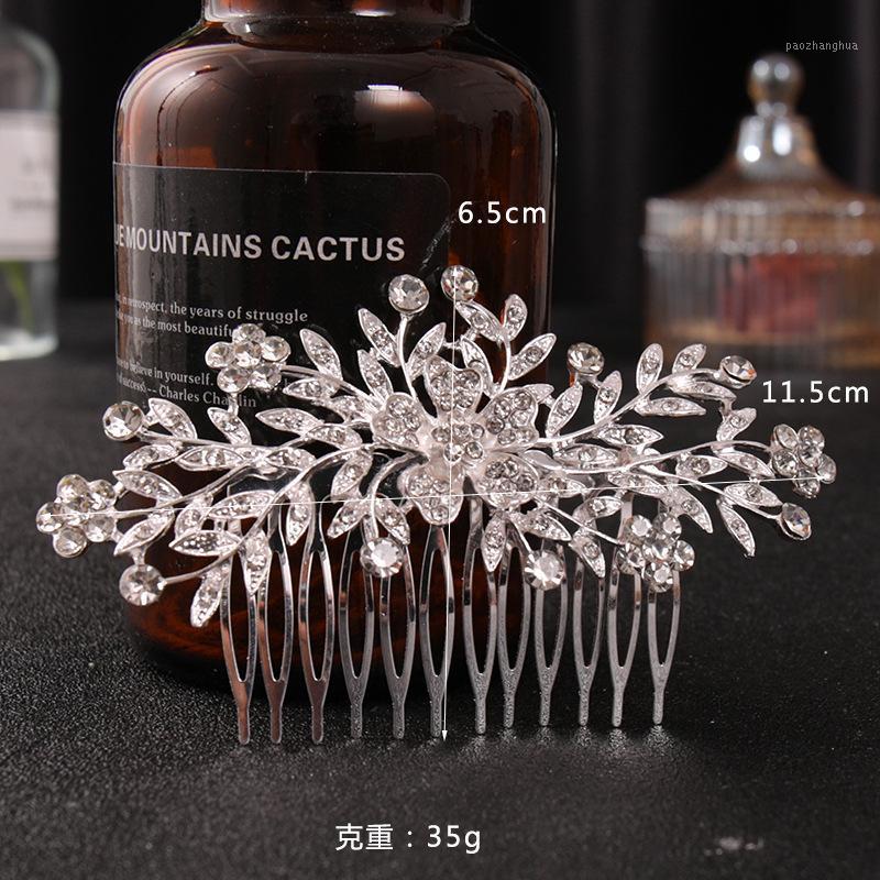 

Hair Clips & Barrettes Comb For Bridesmaid Flower Girl Rhinestone Shining 10-tooth Design Side Fashion Alloy Accessories Decoration, Golden;silver