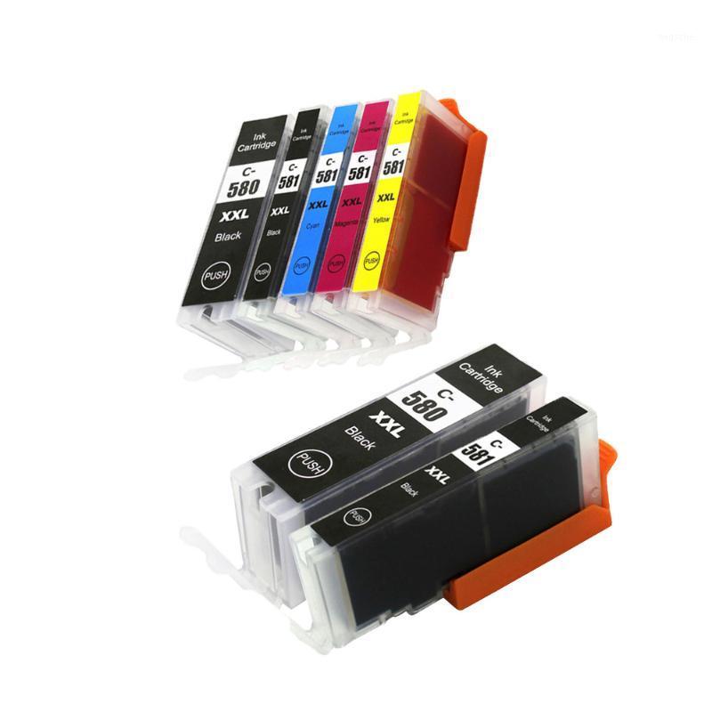 

Compatible ink Cartridge For Canon PIXMA TS8150 TS8151 TS8152 TS9150 TS9155 TR7550 TS6150 printer PGI-580 CLI-581 PGI580 cli5811