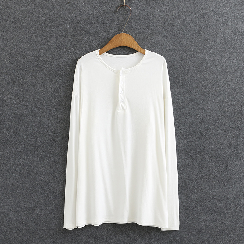 

Simple Fashion Women's Big Size Shirts with Long Sleeves 1p6u, Yellow.