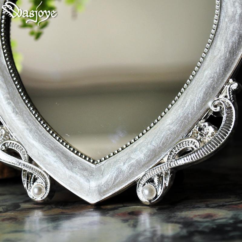 

European Crown luxury Pearl Metal Photo Frame Heart Shape Creative Home Christmas Decoration Valentine's Day Gift for Girl