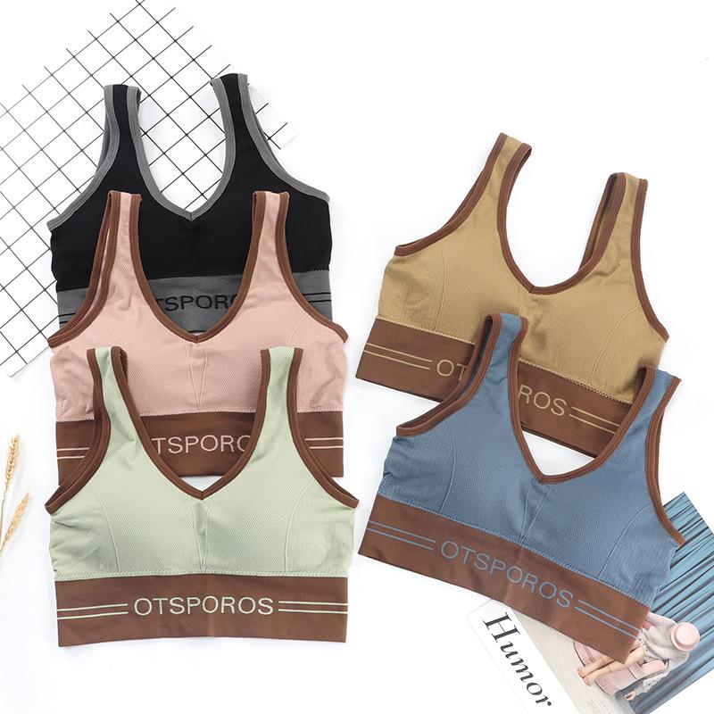 

Women Sports Tops For Fitness Underwear Yoga Bras Breathable  High Elastic Sportswear Workout Indoor Active Wear Bras