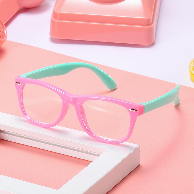

Anti Blue Rays Light Kids Glasses Vintage TR90 Computer Silicone Safety Myopia Frame Children Boys Girls Gaming Optical Eyewear