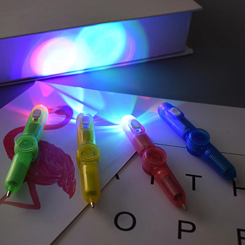 

Interesting toy Fingertip Rotating spinner Gyro toy Pen Led Luminous Gyro Pen Office ADHD EDC Anti Stress kinetic desk toy
