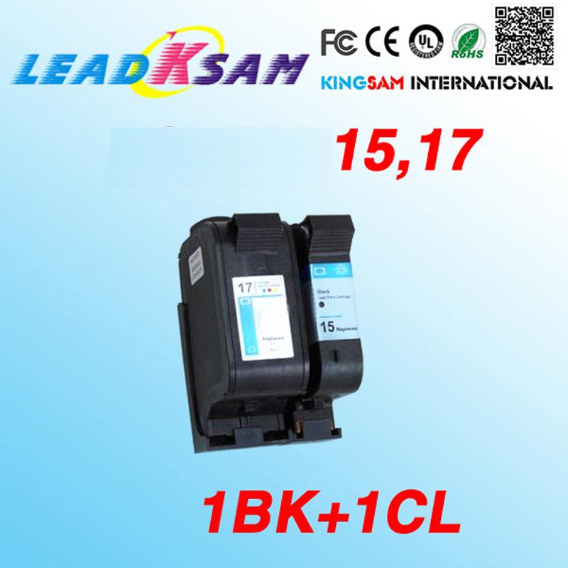 

2x compatible For 15 17 Ink Cartridge compatible for 17 15 DeskJet 840 842 843 845c 840c 2110 7550 2110 3325 5550