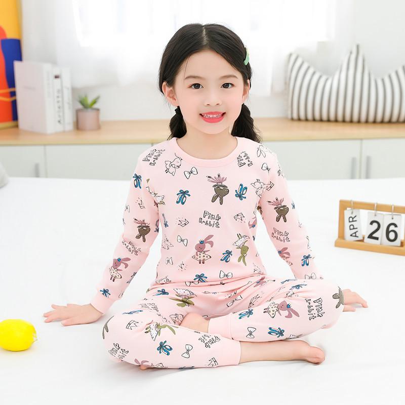 

Baby Boys Girls Pajamas Cotton Children Pajama Sets For Kids Cartoon Pyjamas Nightwear 2pcs Long-sleeve Pant Clothing Set Pijima1, Vest set