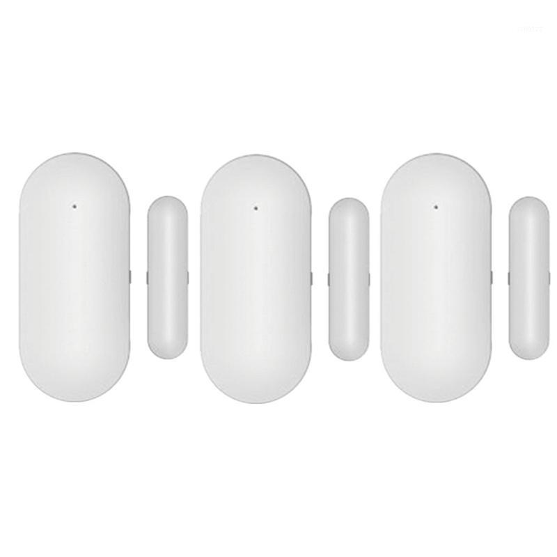 

3Sets Window Door Sensor for All 43hz Wireless Home Alarm Security Smart space Sensor to Detect Open Door1