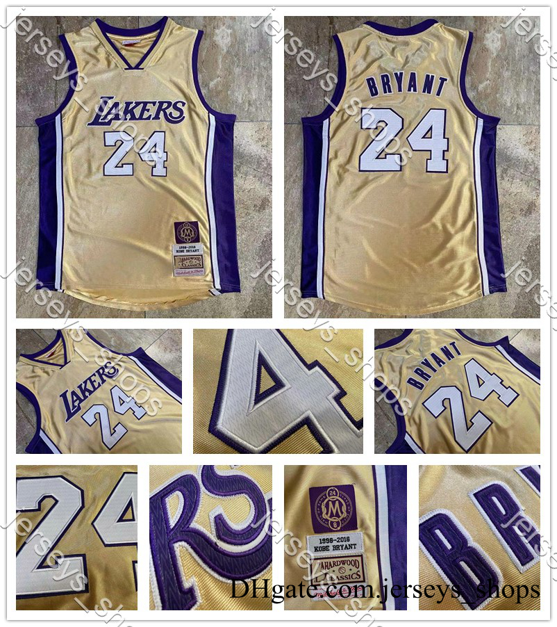 

Mens Los Angeles Lakers Kobe Bryant Jerseys Mitchell & Ness Hall Of Fame Commemorative Edition Swingman Shirts, Black;red