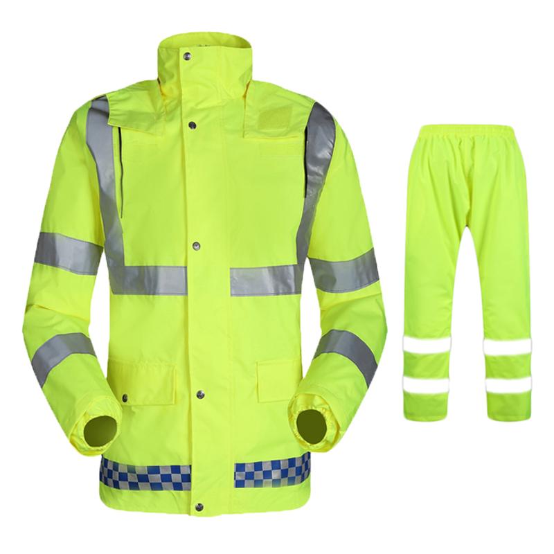 

Waterproof Cycling Raincoat Motorcycle Bicycle Impermeable Motorcycle Rain Suit Waterproof Regenjacke Coat BA60YY