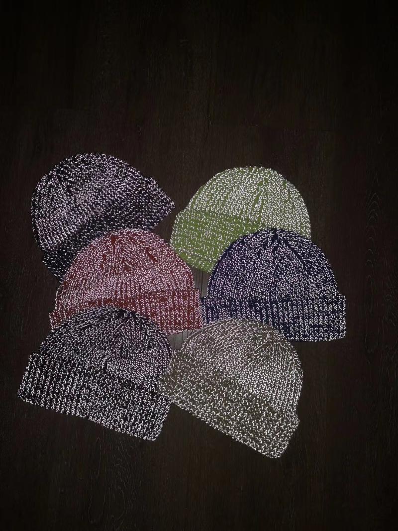 

2020 Trend Reflective Beanie Men Women Autumn Winter Warm Knitted Night Running Fishing Hats Skullies Bonnet Chapeu Gorras