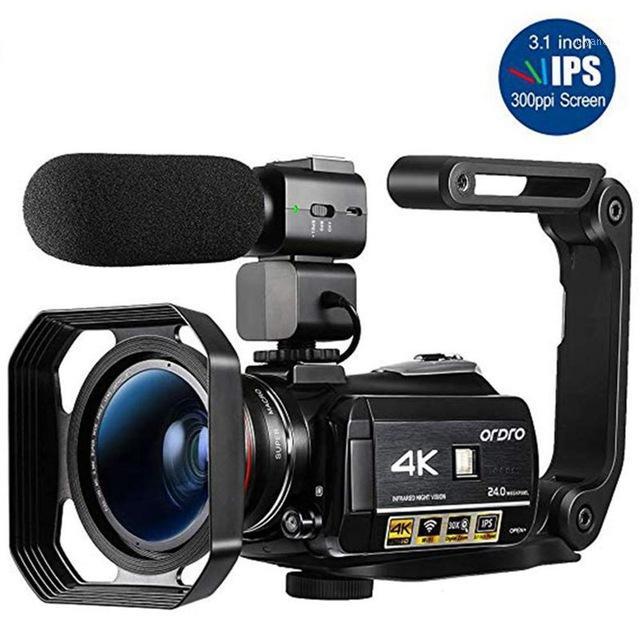 

Video Camera 4K Camcorder Full HD WiFi Vlogging Camera Ordro AC3 30X Digital Zoom IR Night Vision Camara1, Standard