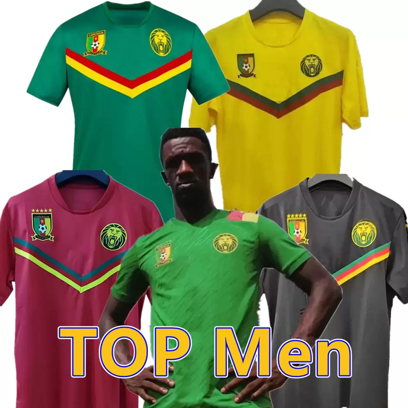 

2021 2022 2023 Cameroun soccer jerseys Cameroon Retro 2002 Mboba Vest Choupo-Moting Anguissa Aboubakar Toko Ekambi Bahoken Hongla National Team Chemise de football, 2021 home no patch