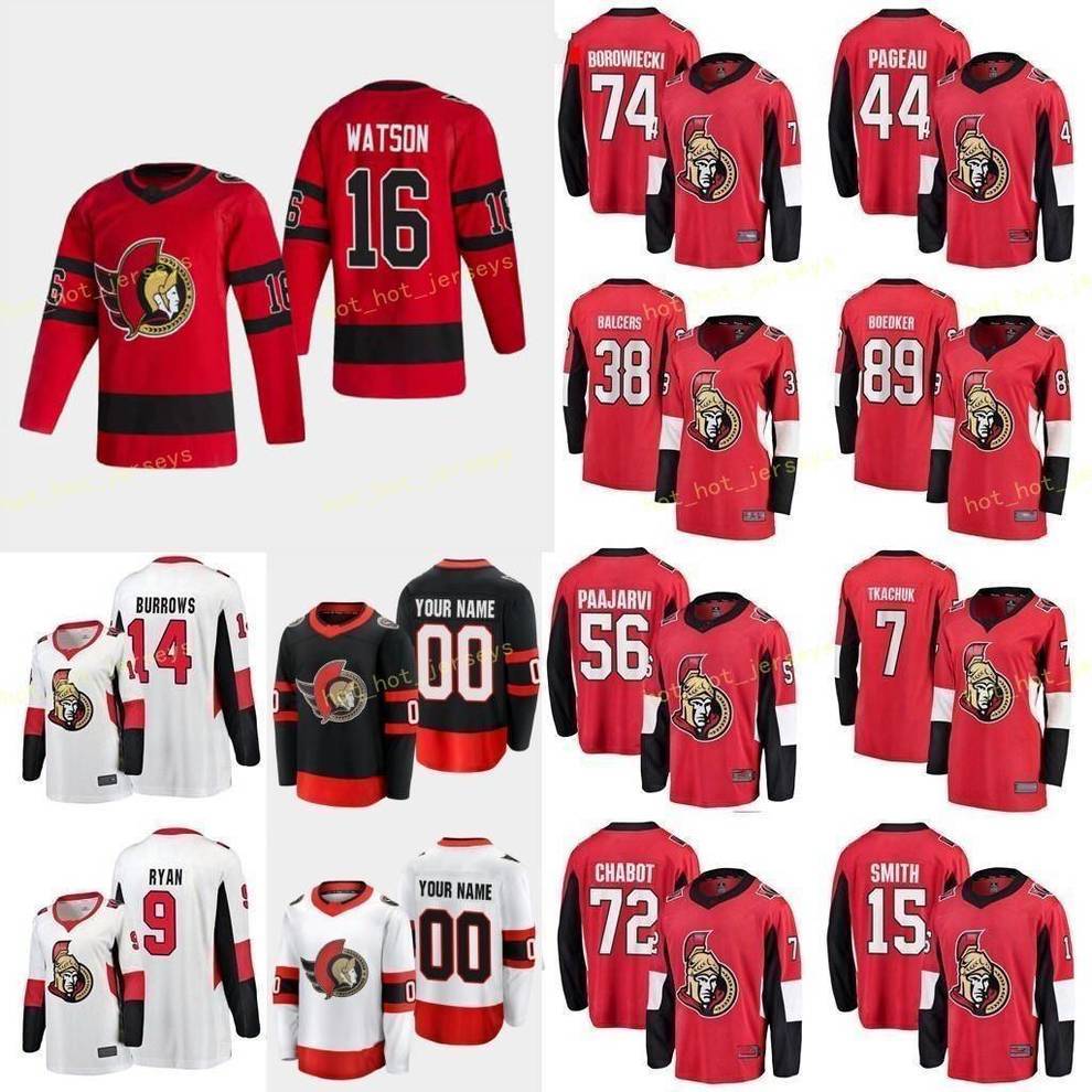 

Custom Ottawa Senators Watson Austin 16 White Colin 36 Wolanin Christian 24 Zaitsev Nikita 22 Zub Artem 2 Men Women Youth
