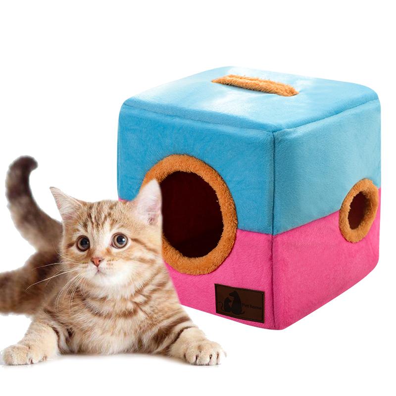 

Funny Cat Bed House Mat for Small Medium Dogs Cats Bed Soft Warm and Comfortable Cotton Material Pet Mat Kennel