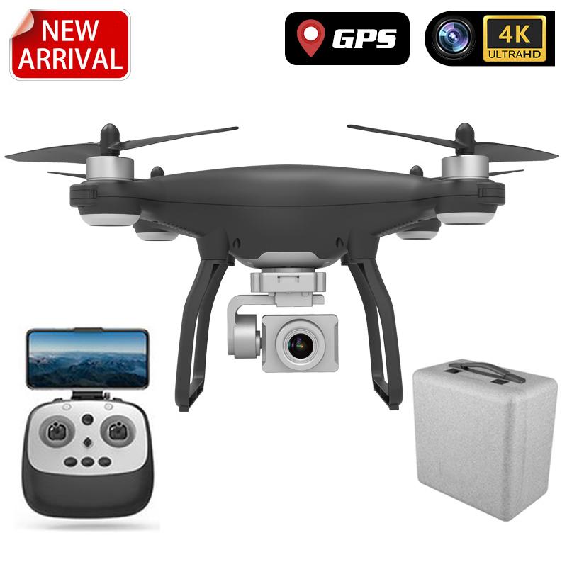 

1KM 30 Minutes RC Quadcopter Gimbal Stabilizer Brushless Motor Drone With 4K HD Adjustment Camera WIFI FPV FOLLOW ME GPS Drone