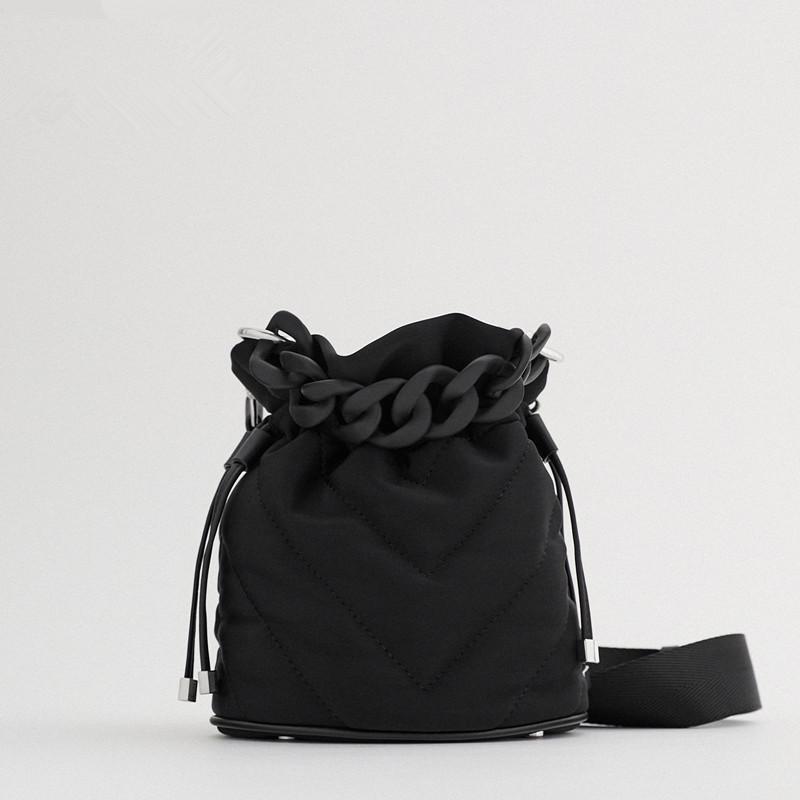 

Casual Drawstring Buccket Bags For Women Fashion Shoulder Bag Crossbody Female Bags Woman Shoulder, Black