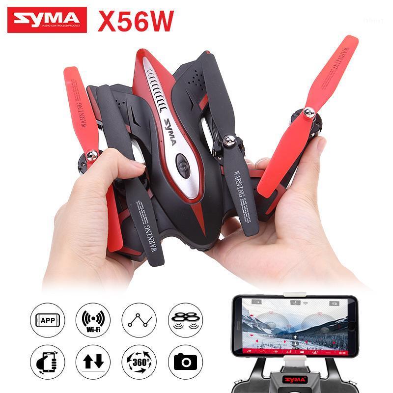 

2020 Syma Newest design drone Folding Quadrocopter X56W 0.3MP camera With Wifi real-time sharing flashing1