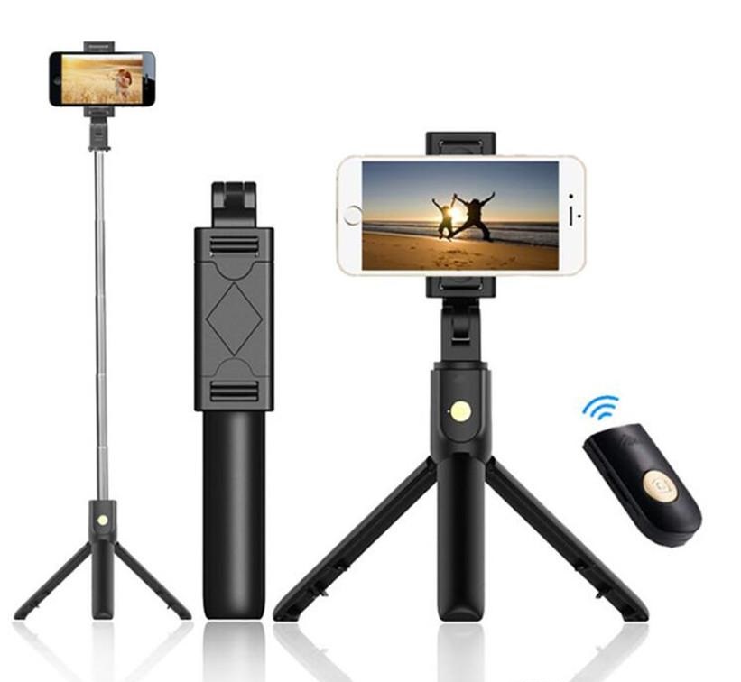 

Monopod 3 in 1 Mini Selfie Tripod and Wireless Bluetooth Stick with Remote Control for samsung S10+ Portable