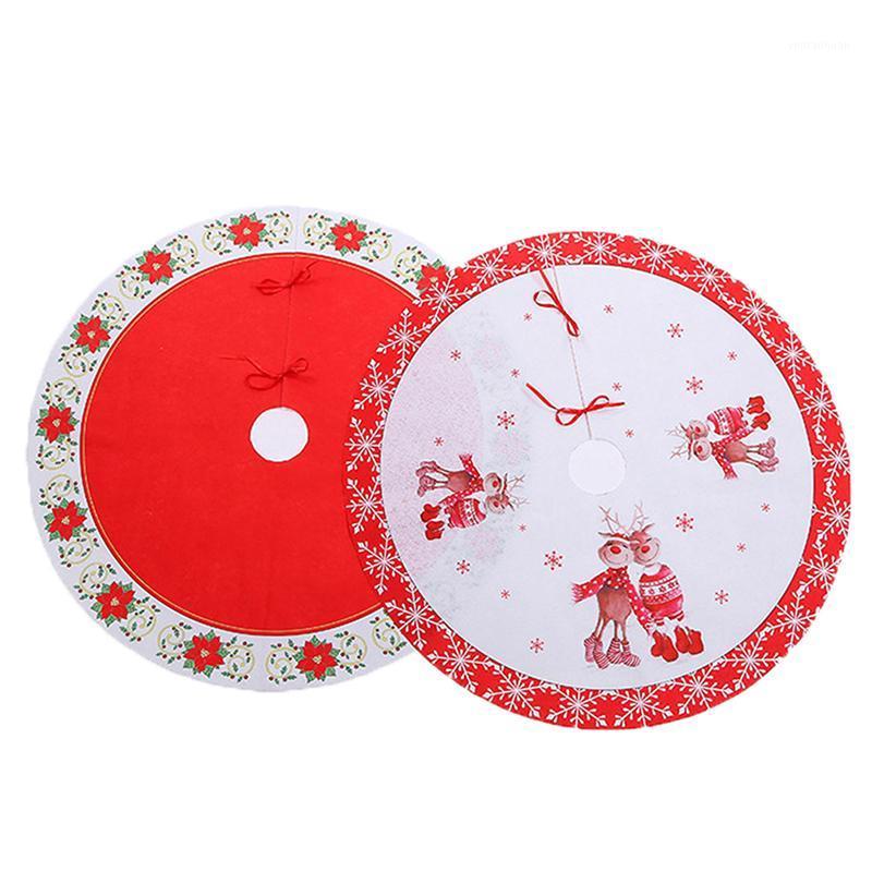 

Christmas Tree Skirt New Year Home Decoration Round Christmas Tree Skirts Decoration Decorations New~1