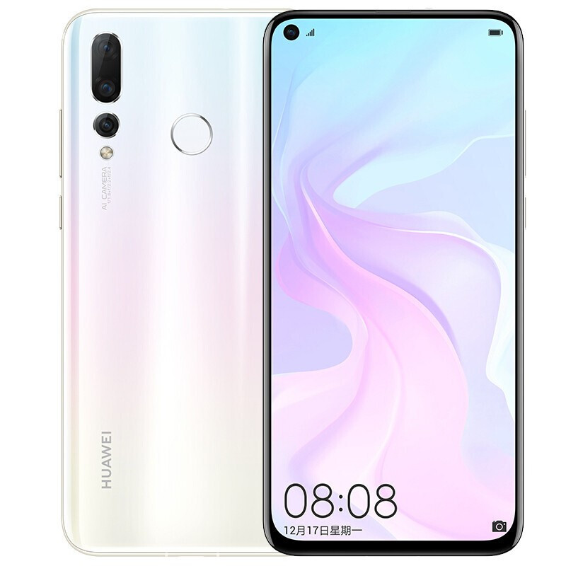 

Original Huawei Nova 4 4G LTE Cell Phone 8GB RAM 128GB ROM Kirin 970 Octa Core Android 6.4" Full Screen 48.0MP AI Fingerprint ID 3750mAh Smart Mobile Phone