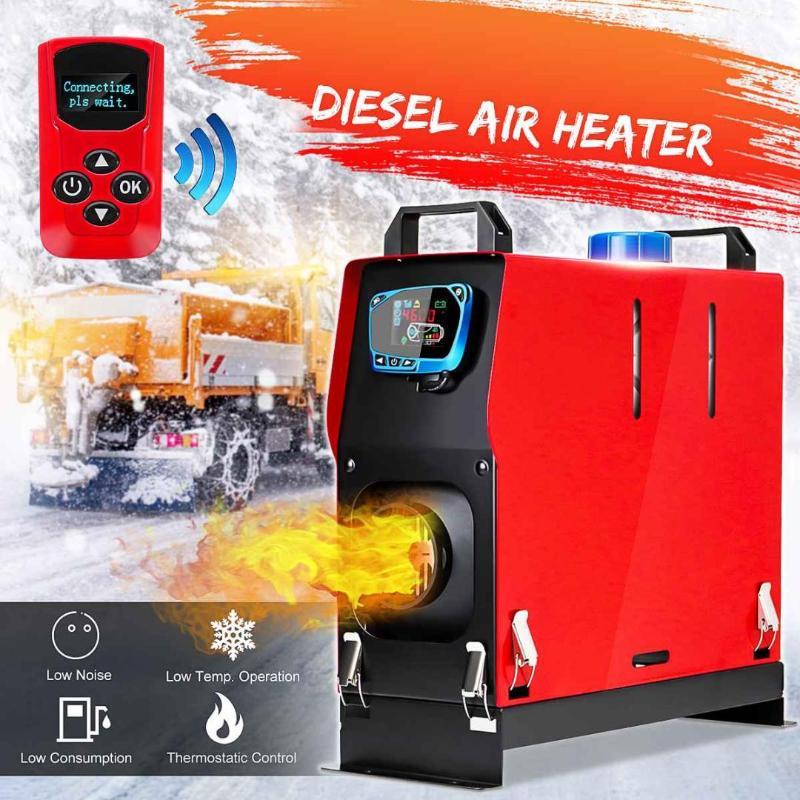 

All In One 2KW 12V Air diesels Heater One Hole Car Heater For Trucks Motor-Homes Boats Bus +LCD key Switch+English Remote1