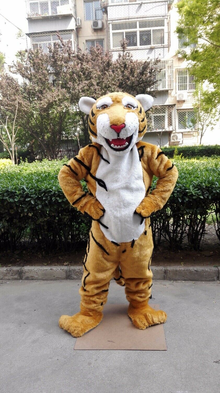 Mascot Costumes Plush Tiger Mascot Costume Halloween Suits Party Game Dress Outfits Clothing Advertising Carnival Xmas Easter Festival-image-748722109