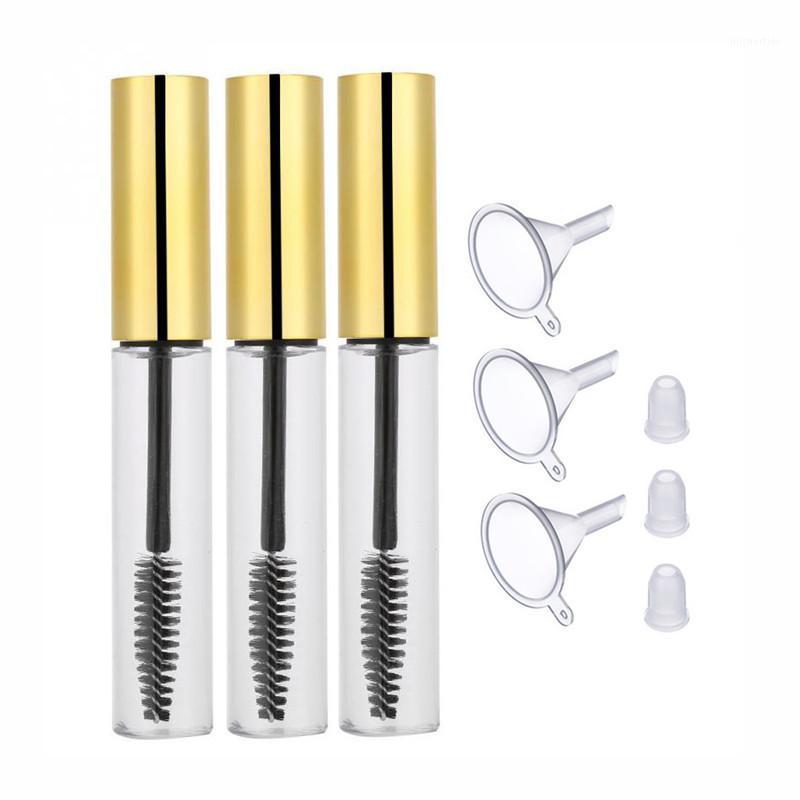 

3pcs 10ml Empty Mascara Tube With Eyelash Wand Funnels And Transfer Pipettes Set For Castor Oil DIY Mascara Container Set1