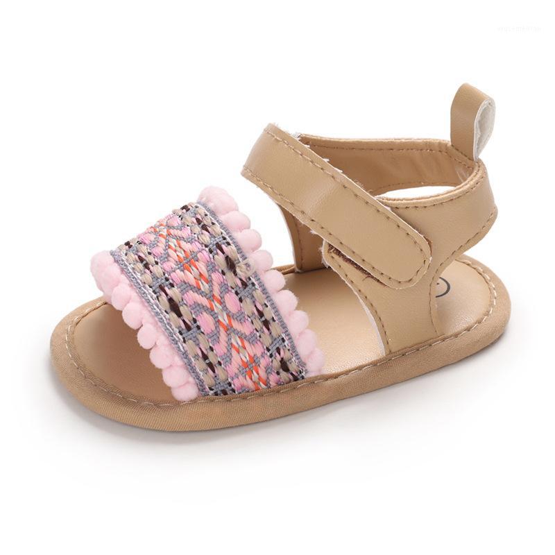 

2020 New Princess Girls Summer Shoes Soft Sole Infant First Walkers Toddler Girls Crib Shoes 11cm 12cm 13cm1, Blue