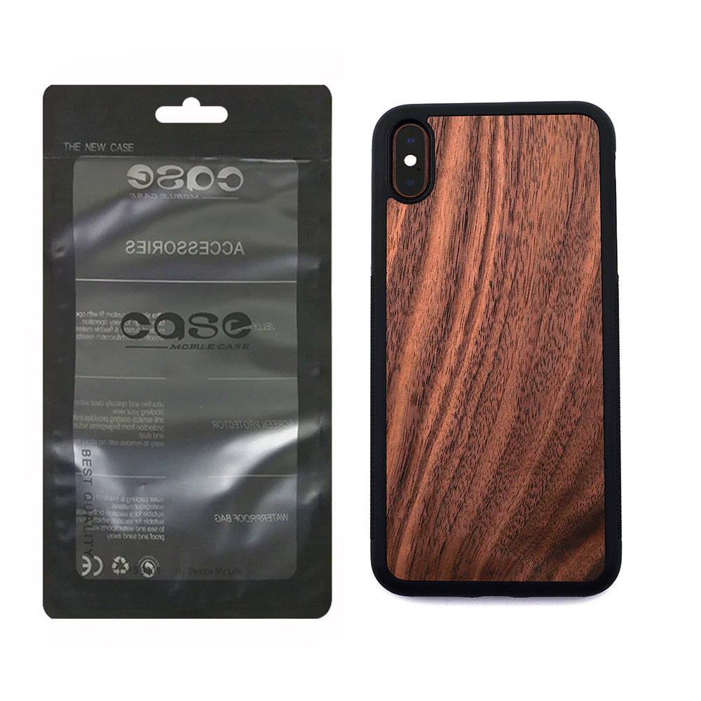 

Wooden Vintage Style Hybrid Phone Protection Case Cover For Iphone 11 Pro Max 12 Pro Max, Rose wood