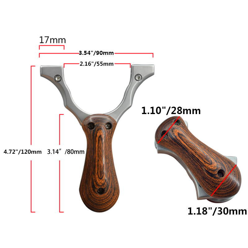

folden Stainless Steel Outdoor Hunting Catapult Slingshot