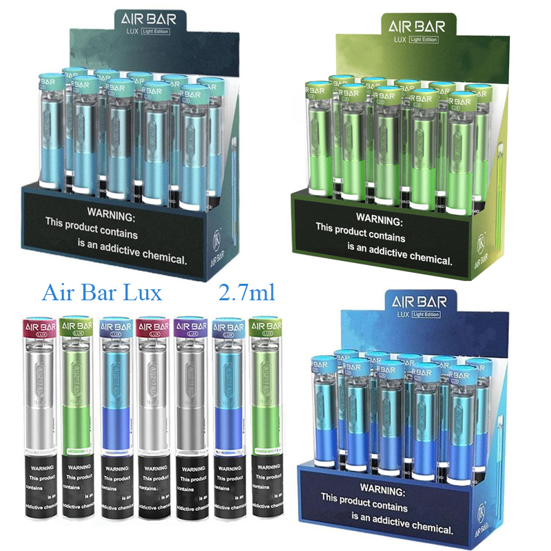 

Air Bar Lux Disposable Device Pod 500mAh 2.7ml Vape Pods 1000 puffs Vape Pen Airbar Starter Kit Empty E Cigarettes