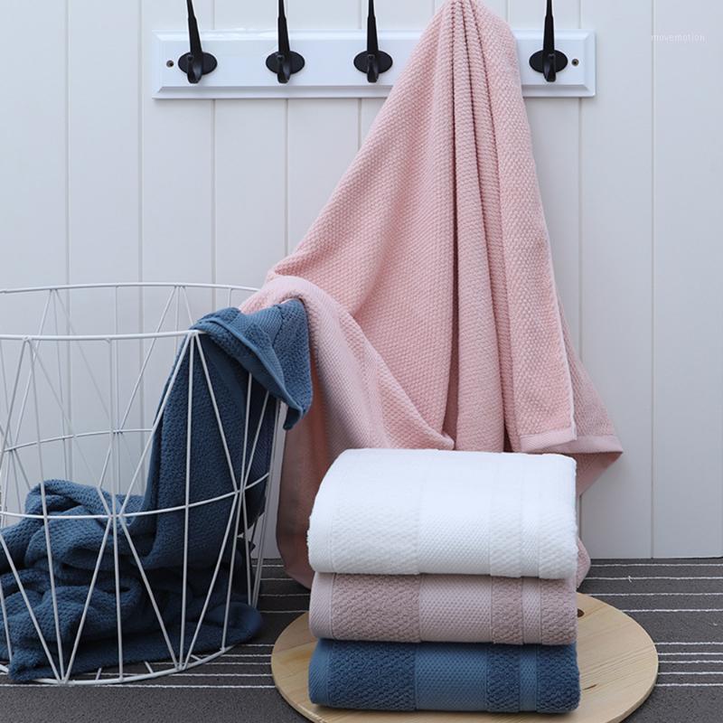 

ADOREHOUSE Cotton Bath Towel Large Soft Beach Towels For Adults Bathroom Towels Absorbent Supplies Home Quick-Drying Bath Hotel1, Pink