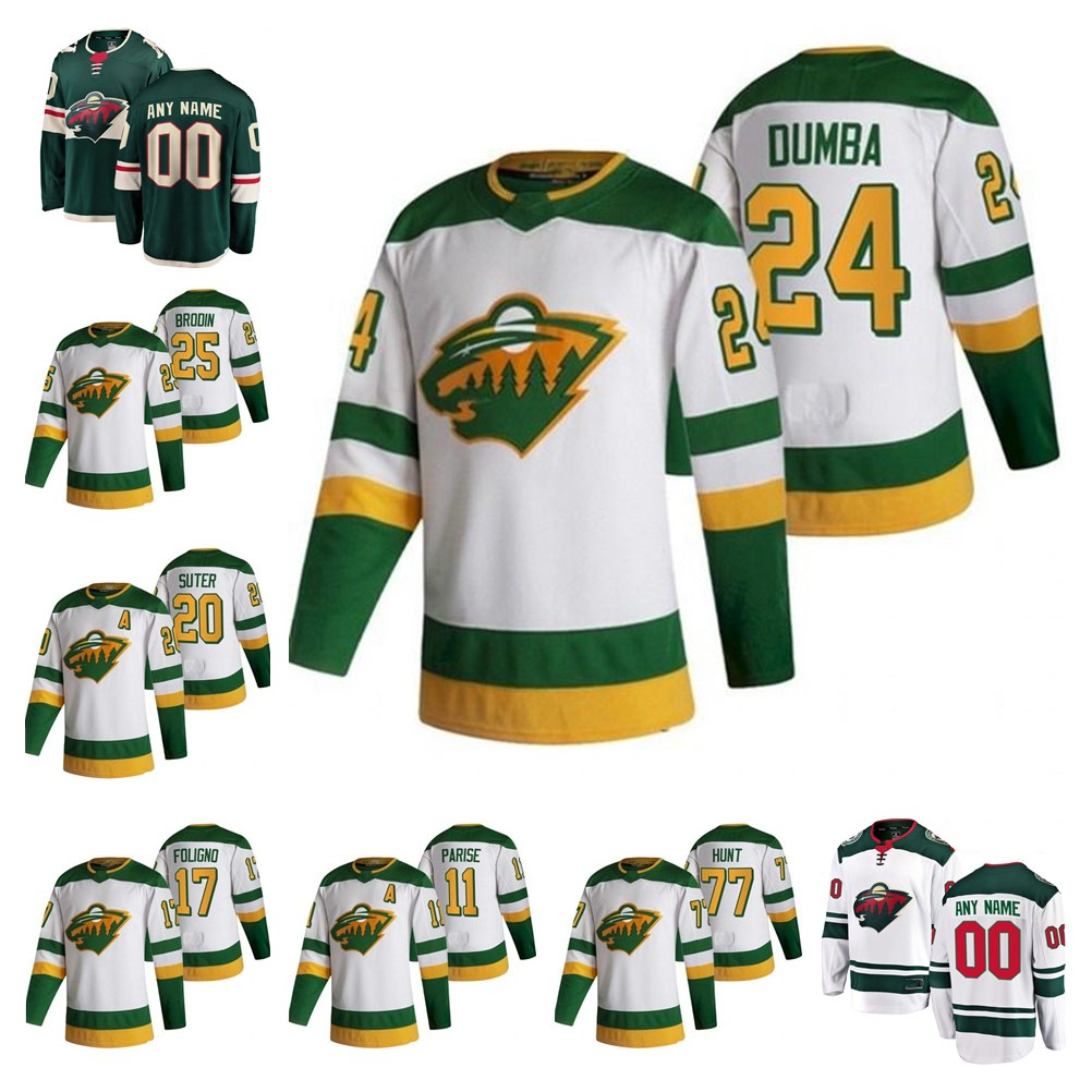 

Minnesota Wild 2021 Reverse Retro Jerseys 46 Jared Spurgeon Jersey 24 Matt Dumba 9 Mikko Koivu 3 Charlie Coyle 2021 Hockey Custom Stitched, Colour 17