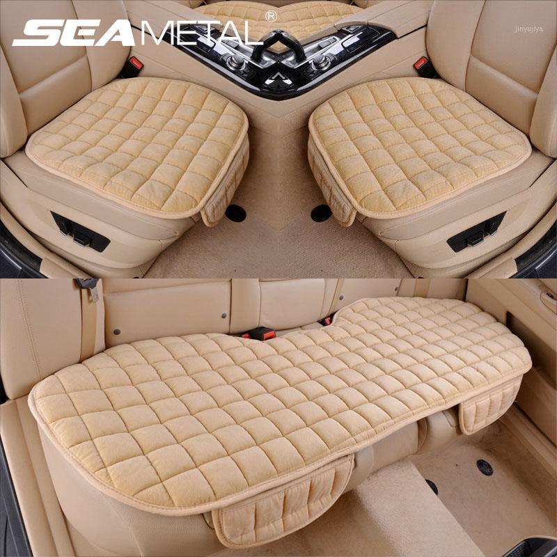 

Plush Car Seat Cover Set Warm Car Seat Cushion Auto Protector Mat Winter Soft Anti Slip Pad for SUV Sedan Hatchback1