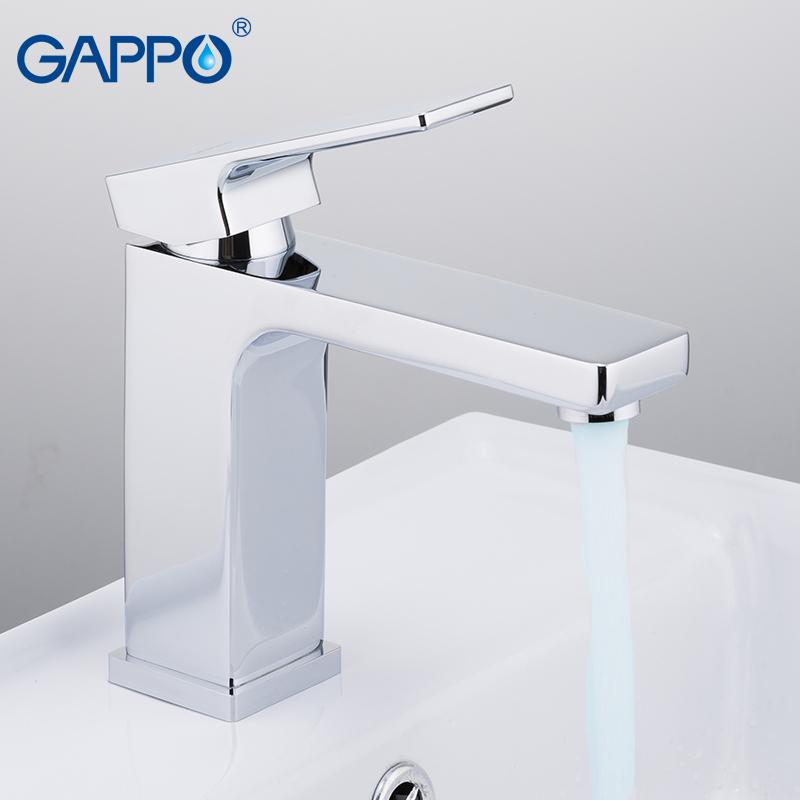

GAPPO Basin Faucet griferia faucet tap bathroom basin mixer chrome deck mounted tap waterfall brass water taps g1018