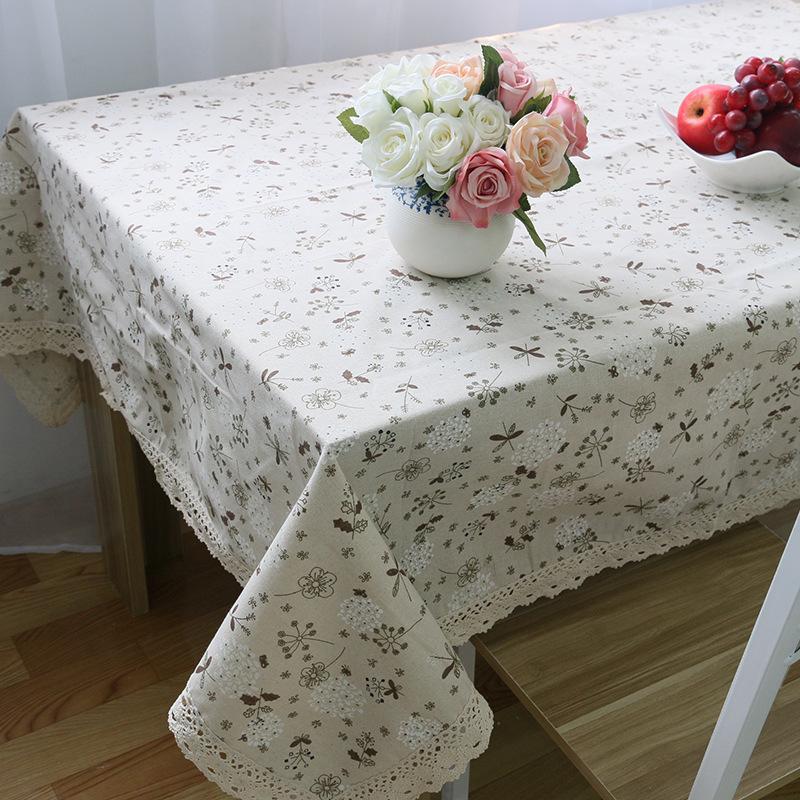

Tablecloth dandelion cotton and linen universal cover table cloth sofa towel outing cloth table cover antependium, 01