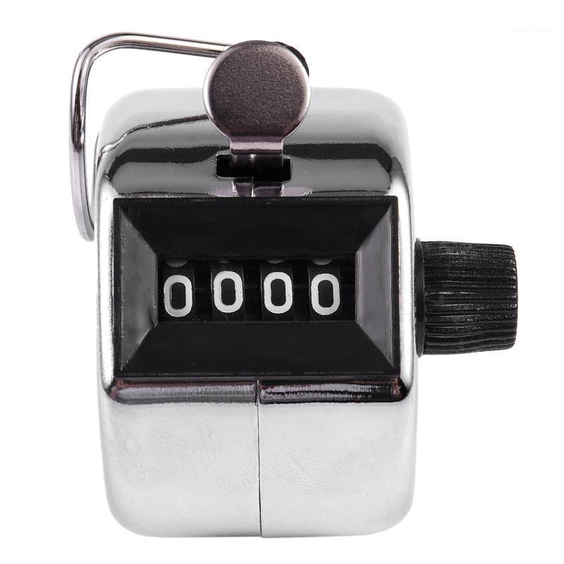 

New 4 Digit Number Clicker Golf Hand Tally Click Counter Silver1