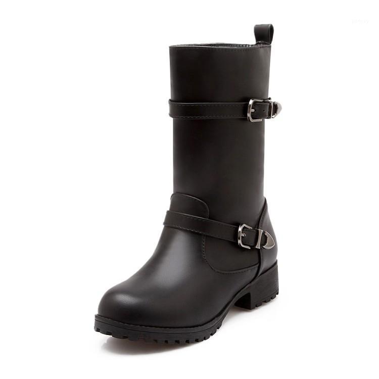 

Plus Size Simple boots boots women woman winter women shoes botas1, Black