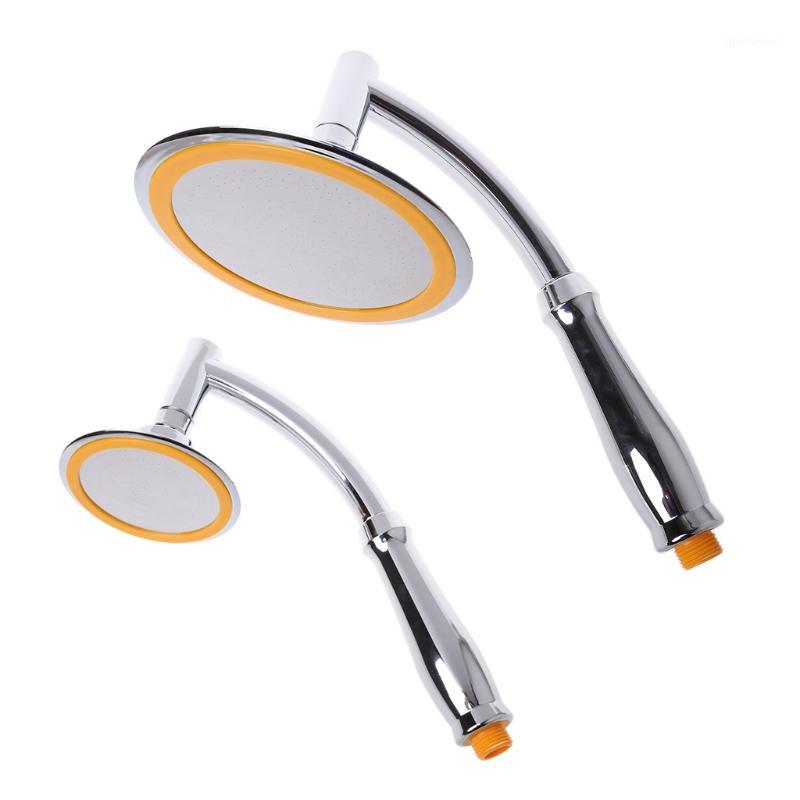 

4/6 inch Bathroom Rainfall Ionic Nano Shower Head Round Chrome Ultra-thin 360C Swivel #06041