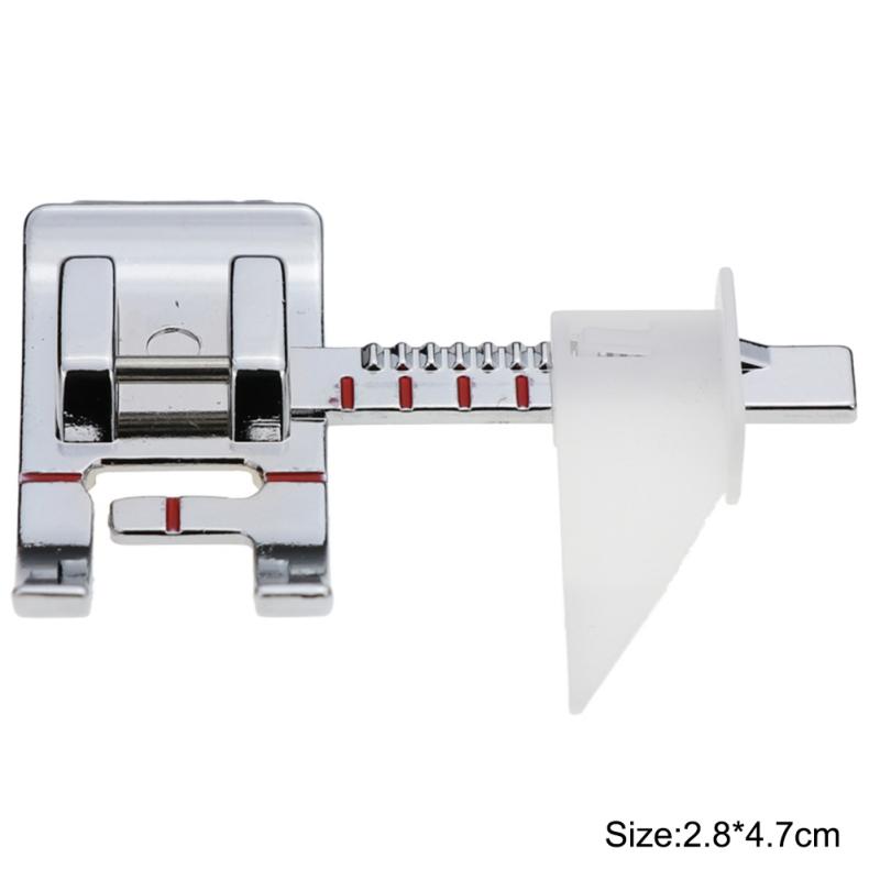

2.8*4.7*0.8CM Silver Steel Adjustable Guide Sewing Machine Accessories For Presser Foot Sewing Rule Feet Foot Presser