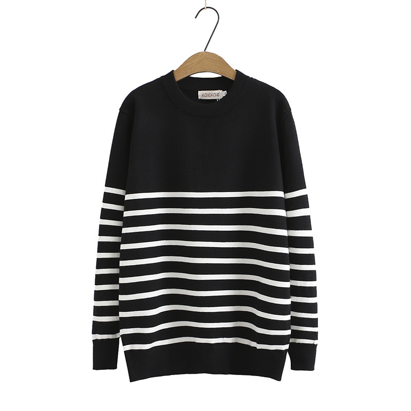 

Plus Female Autumn Striped Winter Sweaters Big Size Casual Pullovers Elegant Outerwear Ccak, Game